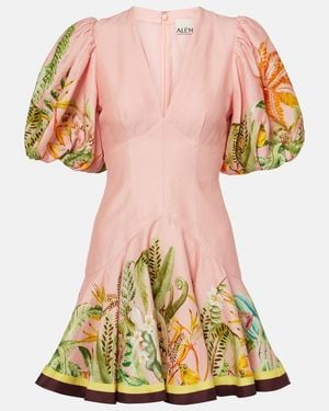 ALÉMAIS Papaya Mini Dress - Pink