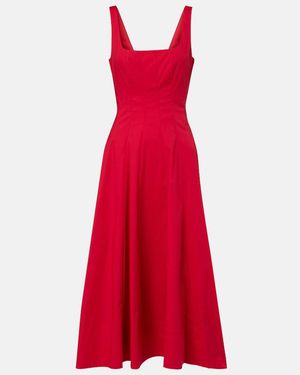 STAUD Lightweight Wells Dress in Brown | Lyst STAUD Lightweight Wells Dress in Brown | Lyst