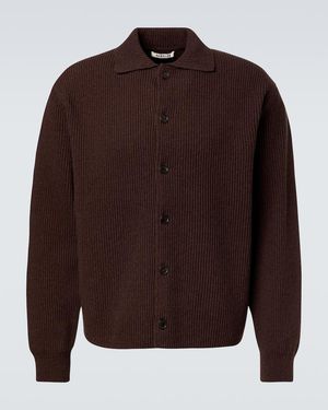 AURALEE Cardigan Aus Wolle - Braun