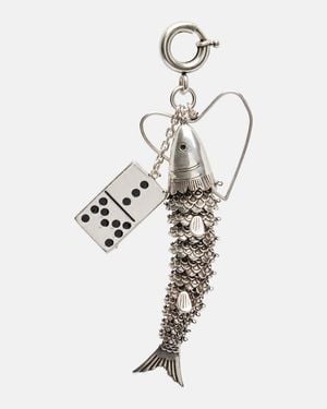 Isabel Marant Abby Keychain - White