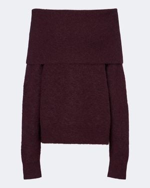 JOSEPH Bee Alpaca And Wool-Blend Jumper - Purple