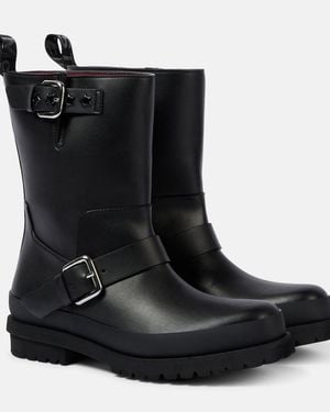 Stella McCartney Trace Faux Leather Biker Boots - Black