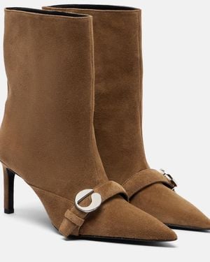 Coperni Suede Ankle Boots - Brown