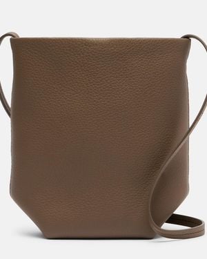 The Row Crossbody Bag N/S Park Aus Leder - Braun