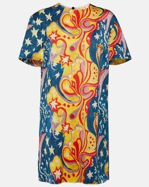 Marni Printed Minidress - Blue