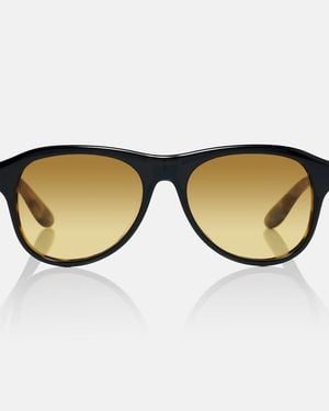 Brunello Cucinelli Runde Sonnenbrille Monili - Braun