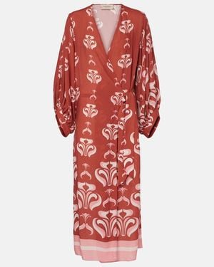 Adriana Degreas Vintage Caftan - Red