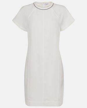 Brunello Cucinelli Monili Minidress - White