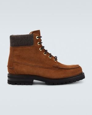 Church's Padstow Suede Lace-Up Boots - Brown
