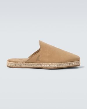 Ancient Greek Sandals Fimos Leather Espadrille Mules - White