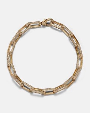 SHAY Armband Aus 18Kt Gelbgold Mit Diamanten - Mettallic