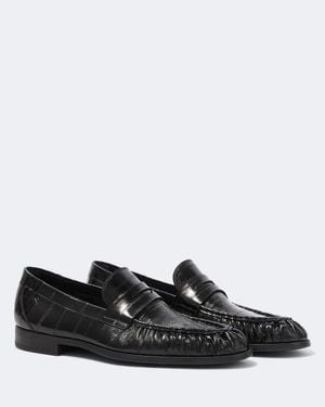 Magnanni Loafers Aus Leder - Schwarz