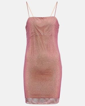 Stella McCartney Crystal-embellished Minidress - Pink