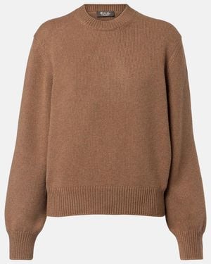 Loro Piana Pullover Classic Aus Kaschmir - Braun