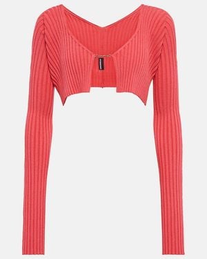 Jacquemus Cardigan Court Pralu - Rouge