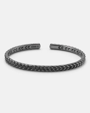 David Yurman Bracciale Chevron - Metallizzato