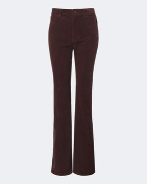 Nili Lotan Gerade Hose Joan Aus Cord - Braun