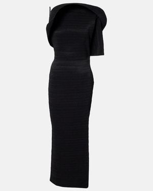 Magda Butrym Caped Cocktail Dress - Black