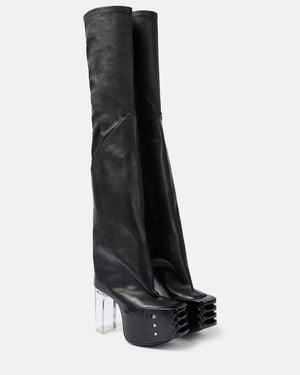 Rick Owens Platform Boots - Black