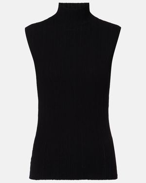 Proenza Schouler Federica Turtleneck Top - Black