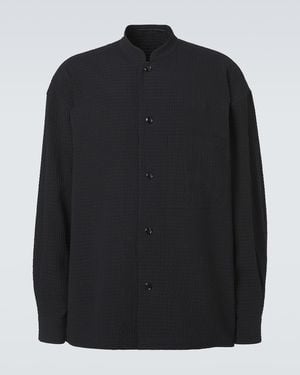 Giorgio Armani Seersucker Jacket - Black