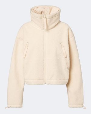 adidas By Stella McCartney Hooded Teddy Jacket - Natural
