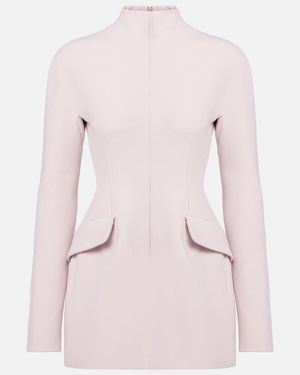 Sportmax Tefrite Crepe Minidress - Pink