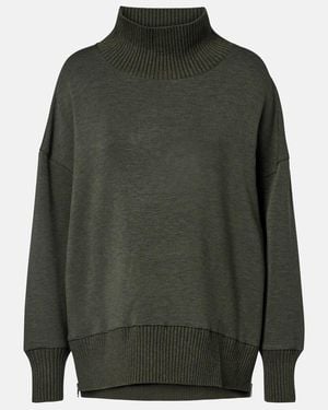Varley Rollkragenpullover Barker Aus Jersey - Grün