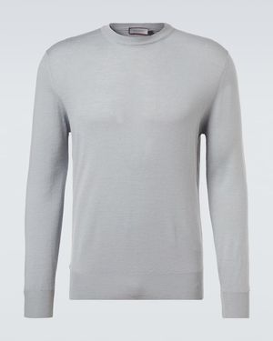 Canali Pullover Aus Wolle - Grau