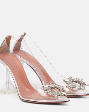 AMINA MUADDI Begum Embellished Pvc Pumps - Multicolor