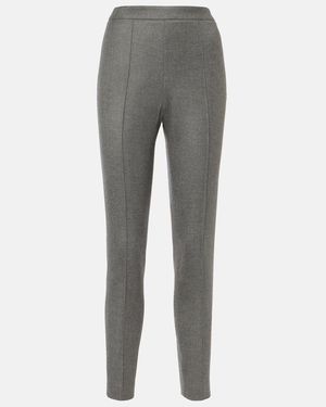 Loro Piana Mick Cashmere Slim Trousers - Grey