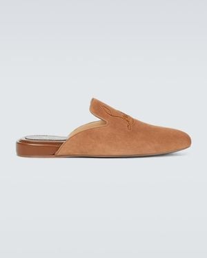 Christian Louboutin Coolito Flat Mules - Brown