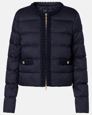 Moncler Quilted Down Jacket - Blue