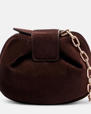 Gabriela Hearst Clutch Soft Demi - Marrone