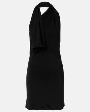 KHAITE Loza Draped Top - Black