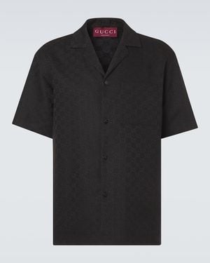 Gucci Camicia Da Bowling - Nero