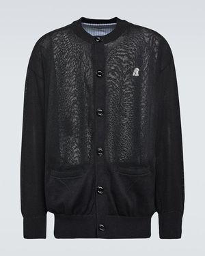 Undercover Oversize Cardigan - Schwarz