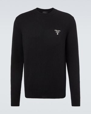 Prada Pullover Aus Kaschmir - Schwarz