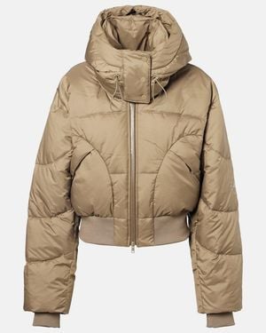 adidas By Stella McCartney Hooded Cropped Jacket - Natural