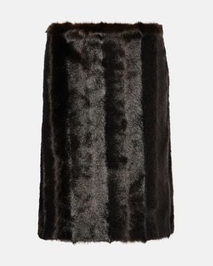 Magda Butrym Silk-Lined Pencil Skirt - Black