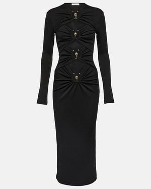 Christopher Esber Orbit Jersey Midi Dress - Black