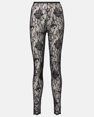 Givenchy Lace Leggings - Black
