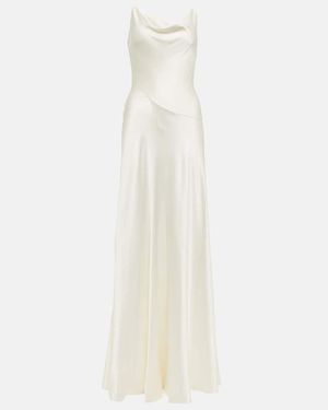 ROKSANDA Bridal Nadia Silk Satin Gown - White