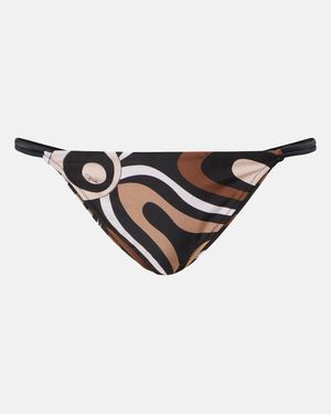 PUCCI Slip Bikini Marmo - Nero