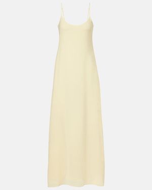 Leset Ari Crepe Maxi Dress - White