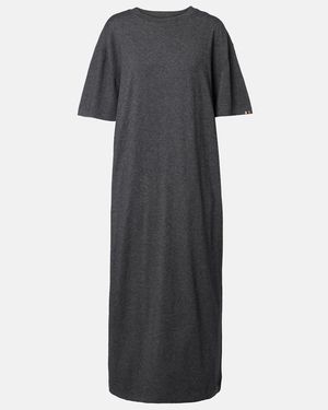 Extreme Cashmere N°321 Kris Cotton And Cashmere Maxi Dress - Black