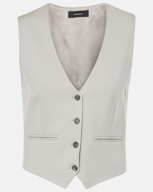 Wardrobe NYC Virgin Wool Waistcoat - Grey