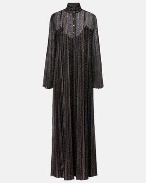 Missoni Sequined Lame Maxi Dress - Black