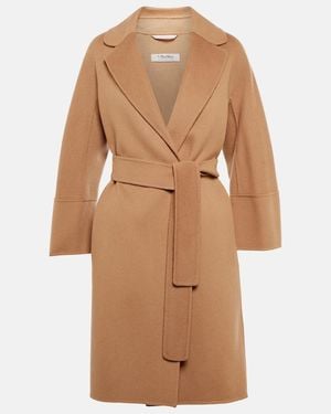 Max Mara Arona Wool Coat - Brown