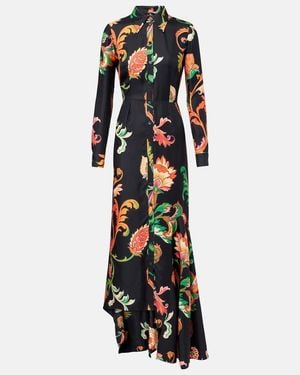 Etro Silk Shirt Dress - Black